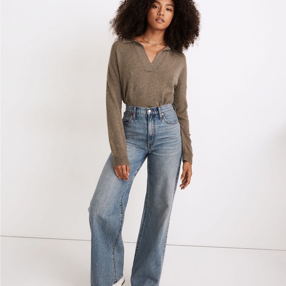 MADEWELL Super Wide Leg Jean Eastchester Wash Woman’s Sz 26